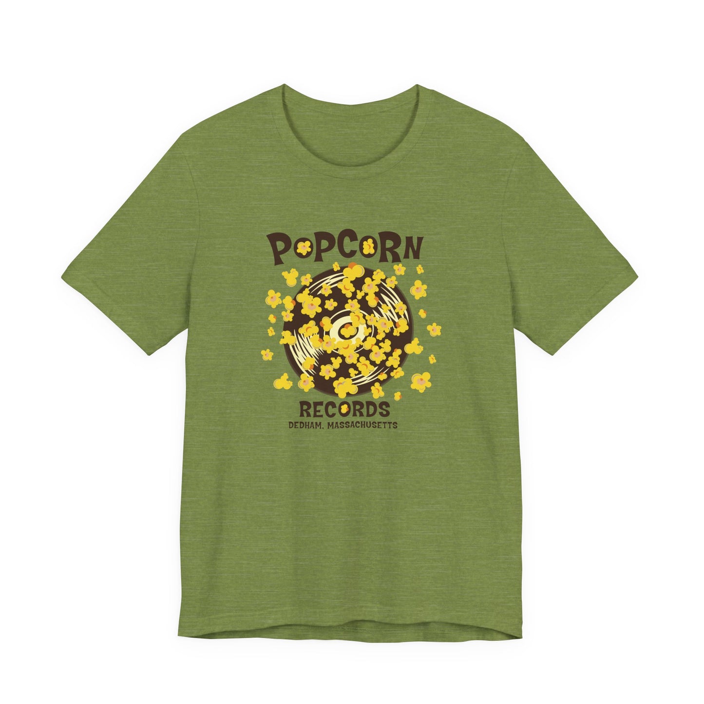 Popcorn Records Unisex Jersey Short Sleeve Tee
