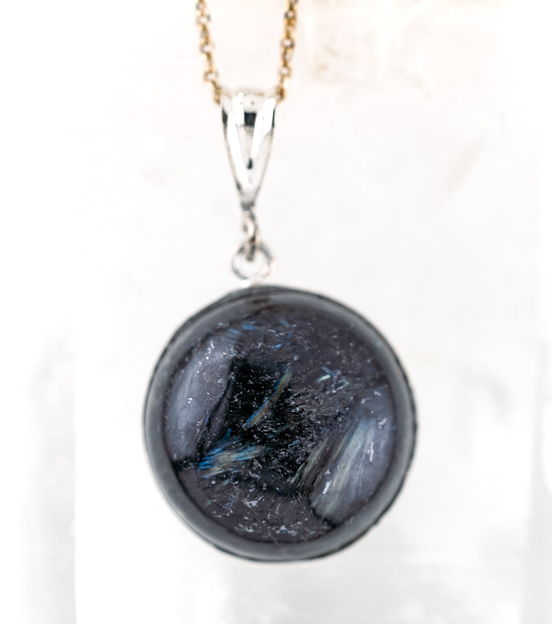 Sorcerer's Stone Pendant Necklace in 14K Gold & 925 Silver