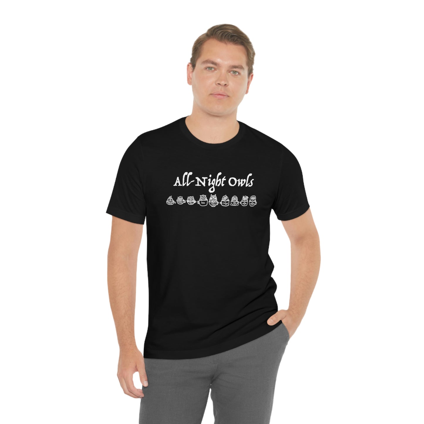 All-Night Owls Unisex Jersey Short Sleeve Tee