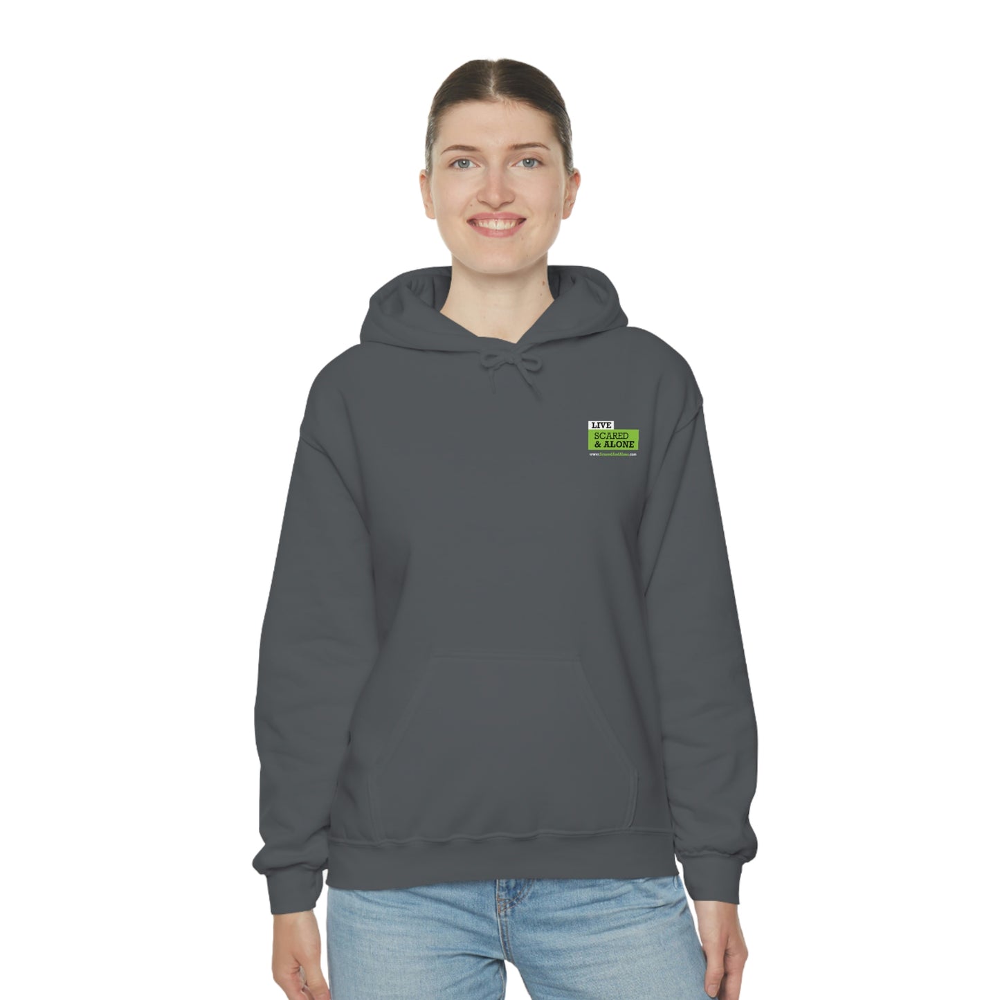 Scared & Alone "Ghost Bait" Unisex Heavy Blend™ Hooded Sweatshirt