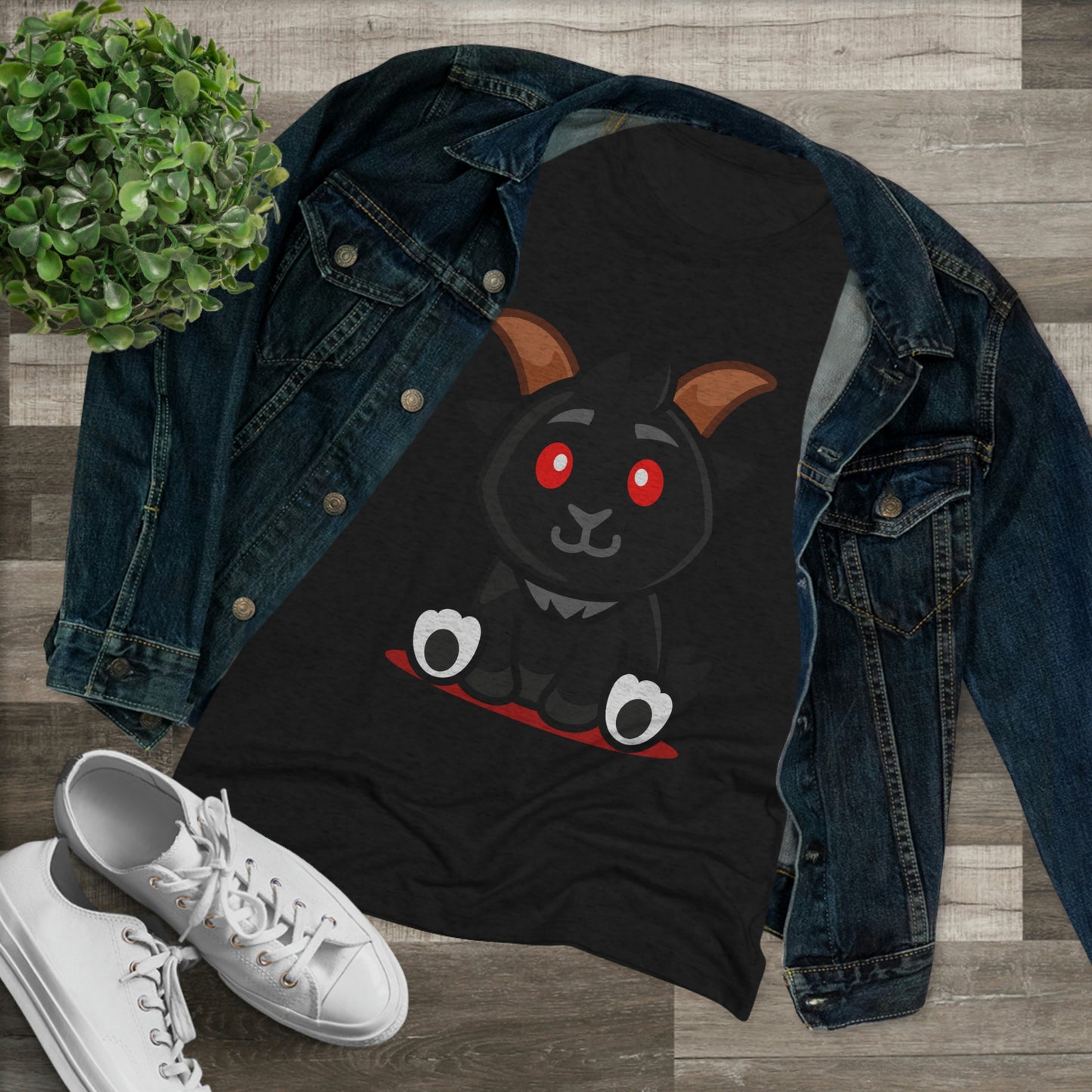 Witch's Movie Coven Mascot - Women's Triblend Tee