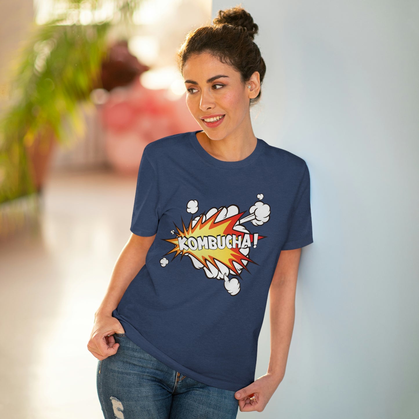 Foodie Pharmacology "Kombucha!" Organic Unisex T-shirt