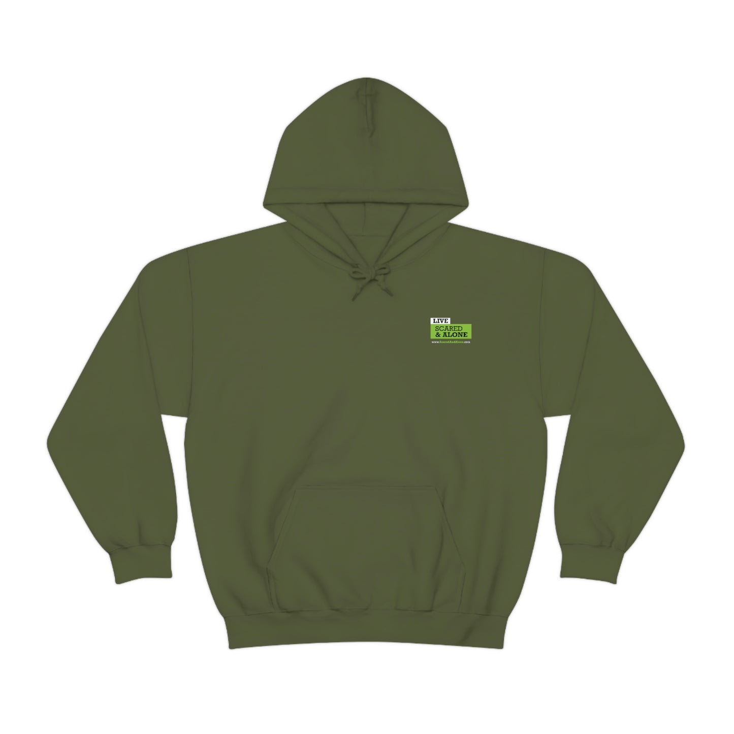 Scared & Alone "Ghost Bait" Unisex Heavy Blend™ Hooded Sweatshirt