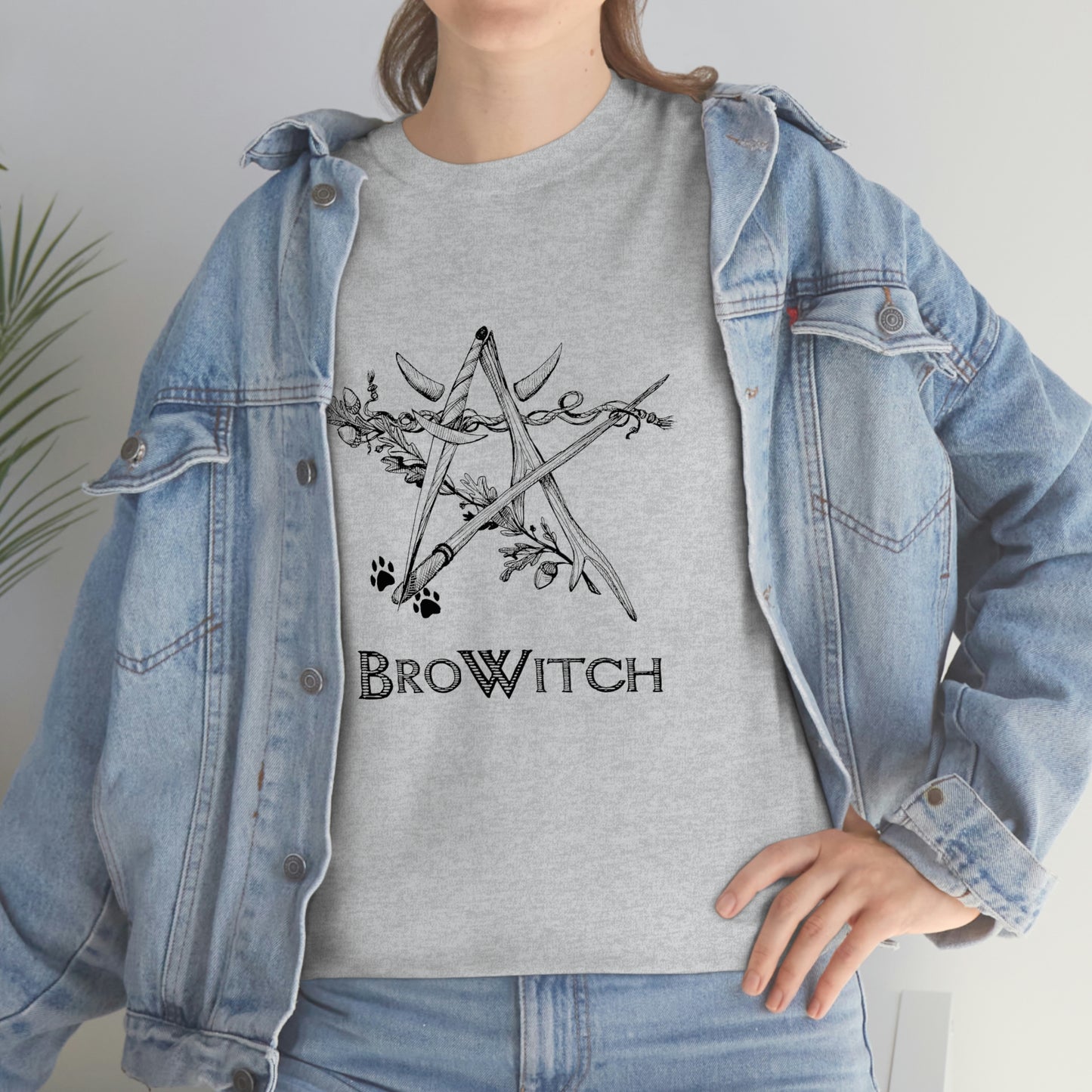 BroWitch Unisex Heavy Cotton Tee
