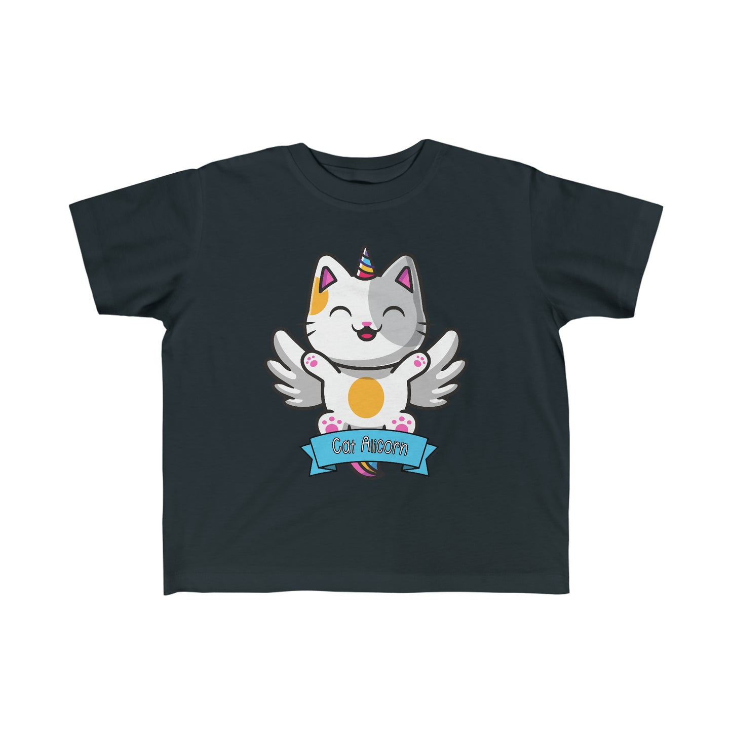 Spirit Cuties "Cat Alicorn" Toddler's Fine Jersey Tee
