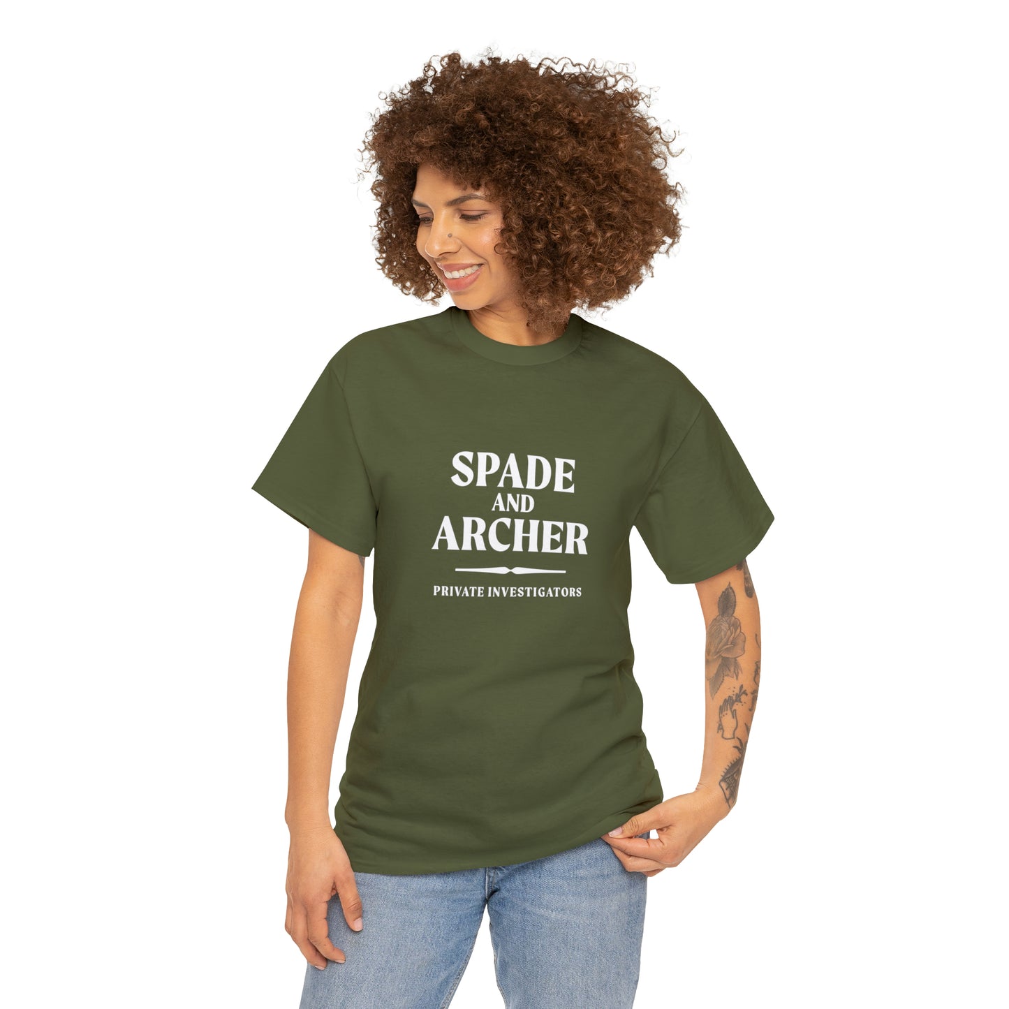 Spade And Archer Private Investigator T-Shirt Unisex Heavy Cotton Tee