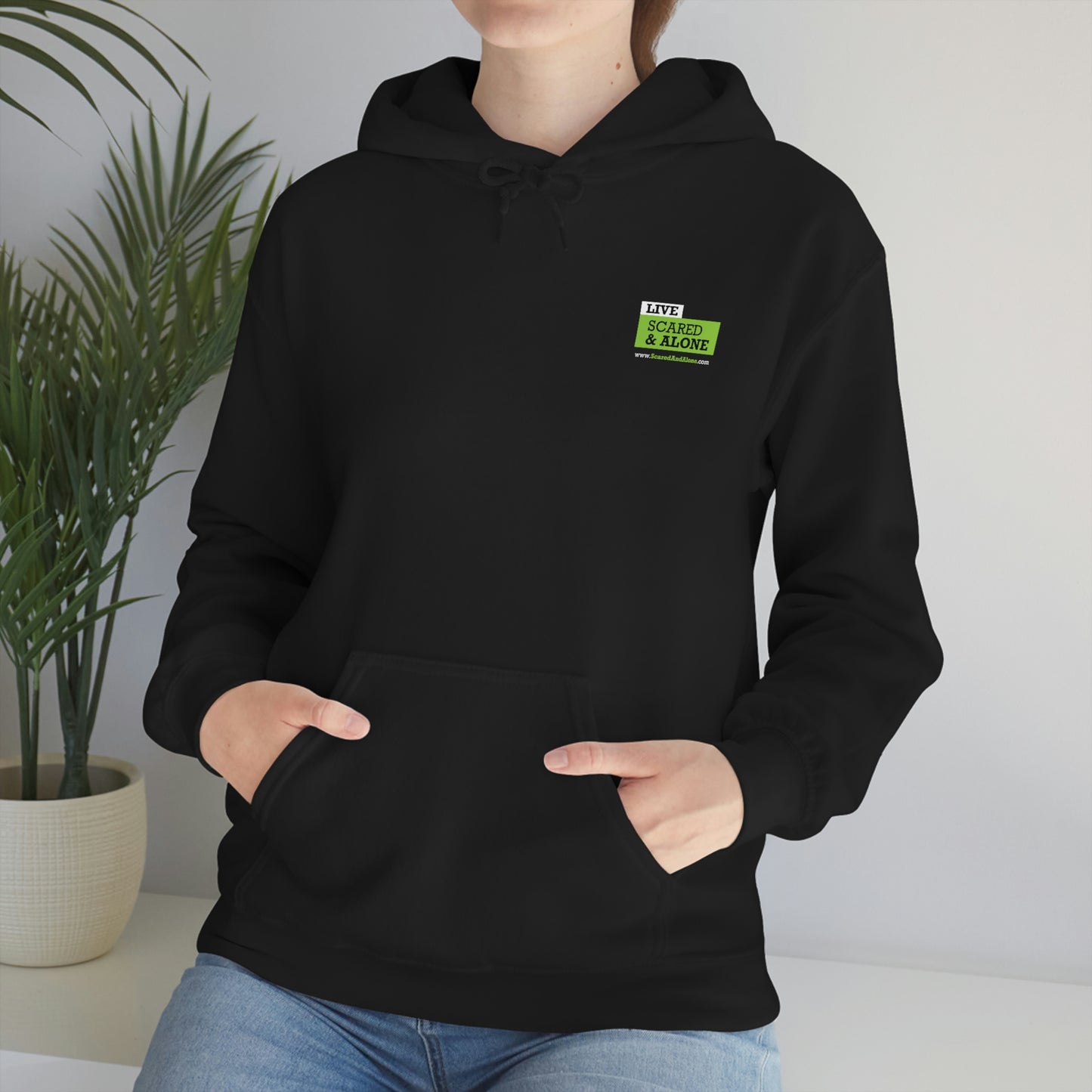 Scared & Alone "Ghost Bait" Unisex Heavy Blend™ Hooded Sweatshirt