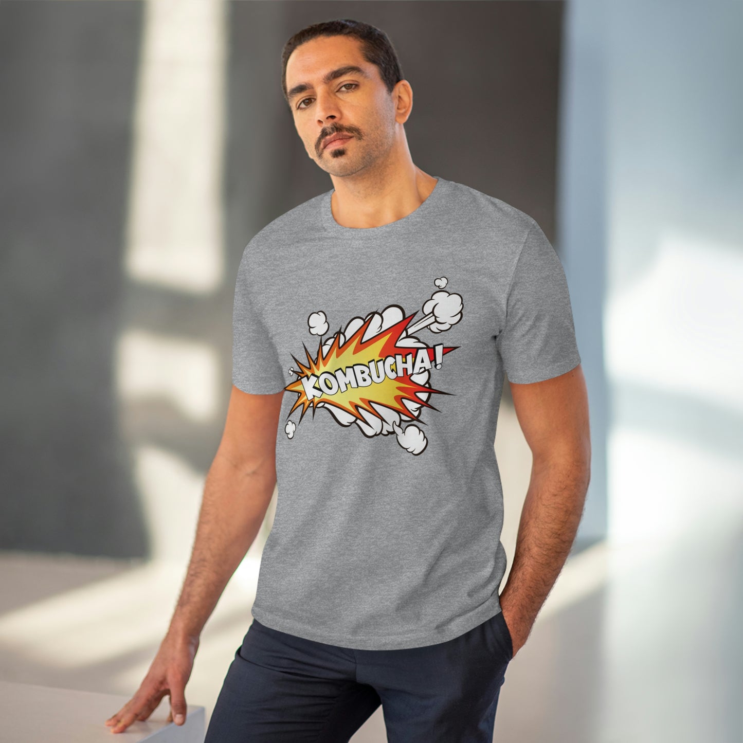 Foodie Pharmacology "Kombucha!" Organic Unisex T-shirt