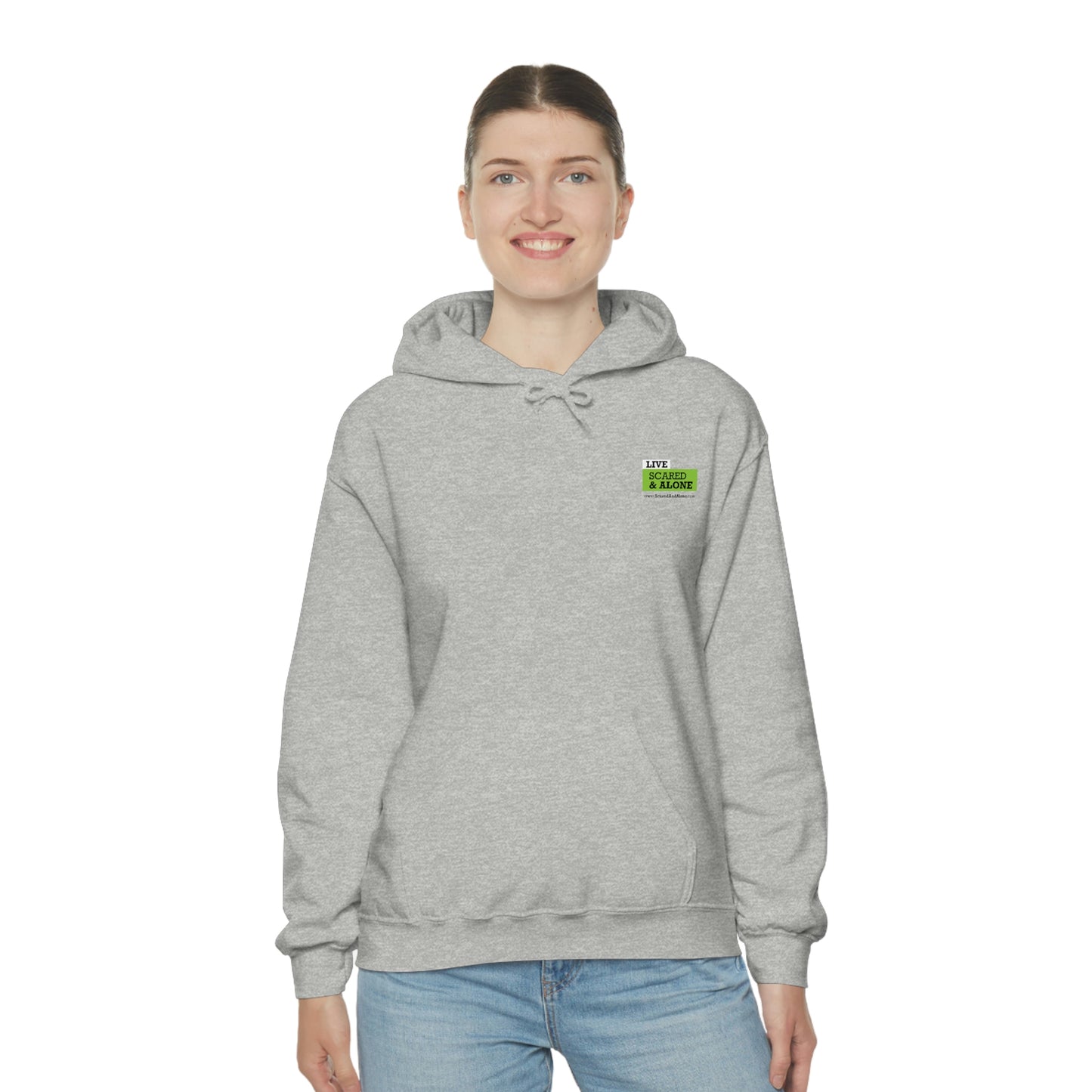 Scared & Alone "Ghost Bait" Unisex Heavy Blend™ Hooded Sweatshirt