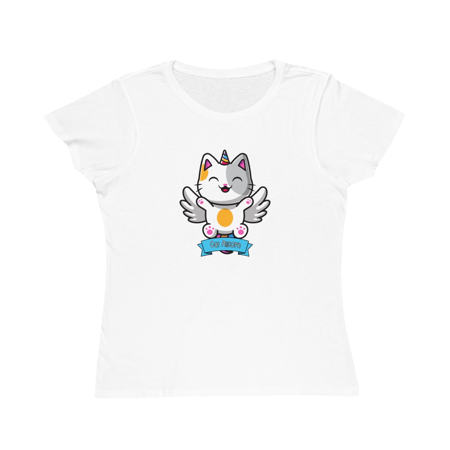 Spirit Cuties "Cat Alicorn" Organic Women's T-Shirt