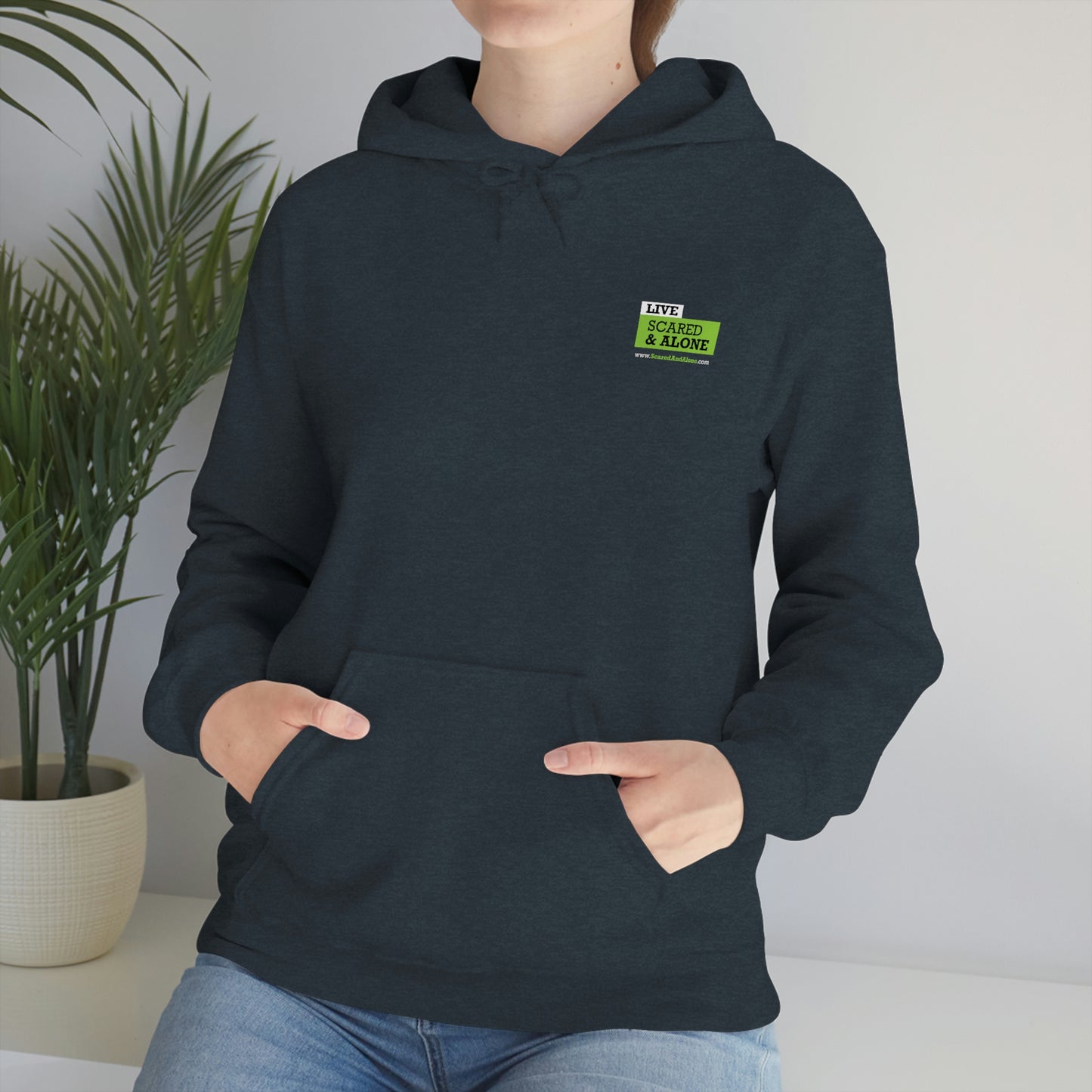 Scared & Alone "Ghost Bait" Unisex Heavy Blend™ Hooded Sweatshirt