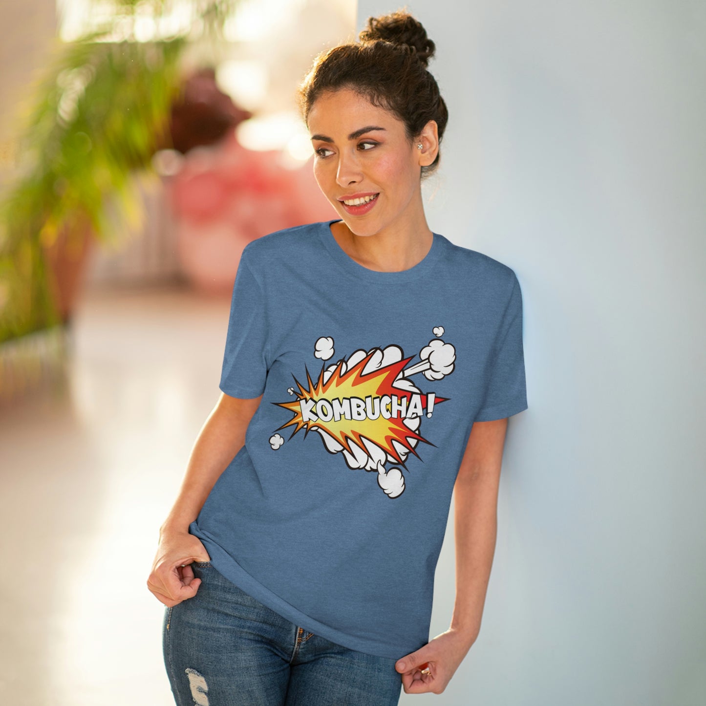 Foodie Pharmacology "Kombucha!" Organic Unisex T-shirt