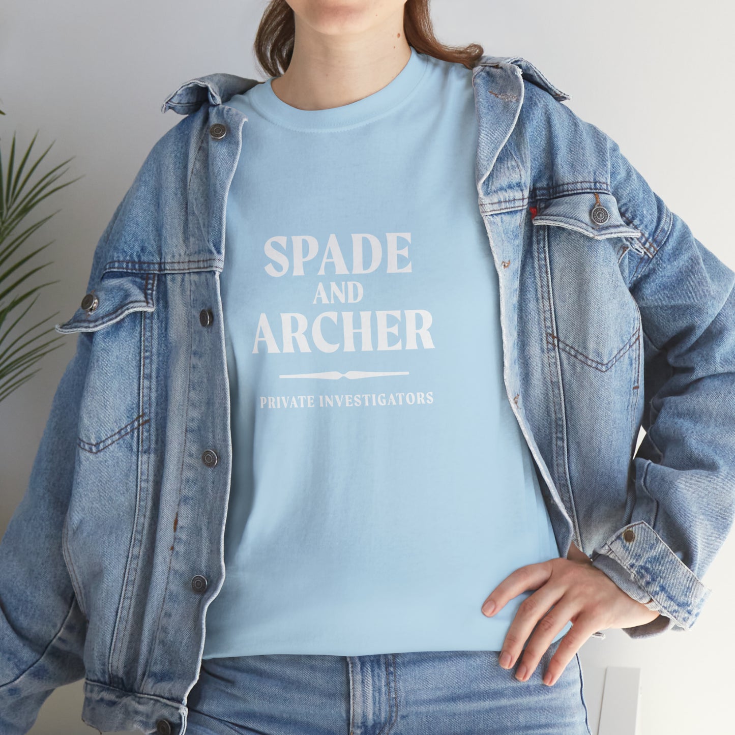 Spade And Archer Private Investigator T-Shirt Unisex Heavy Cotton Tee