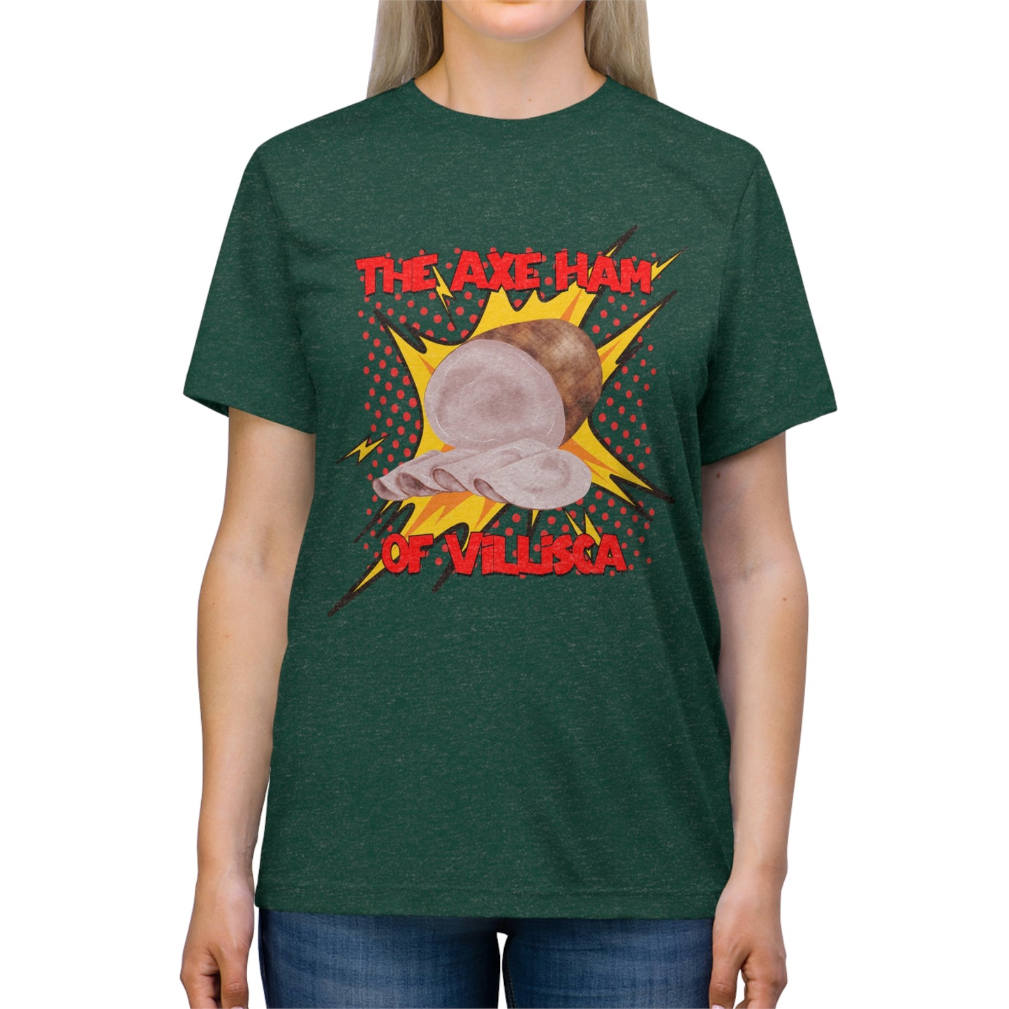 Scared & Alone "Villisca Axe Ham" Unisex Triblend Tee