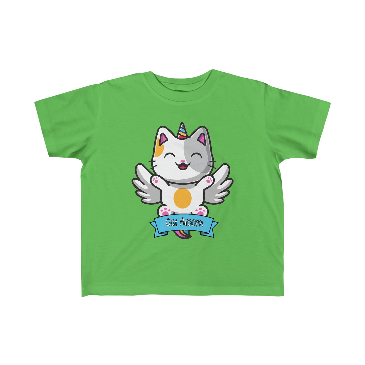 Spirit Cuties "Cat Alicorn" Toddler's Fine Jersey Tee