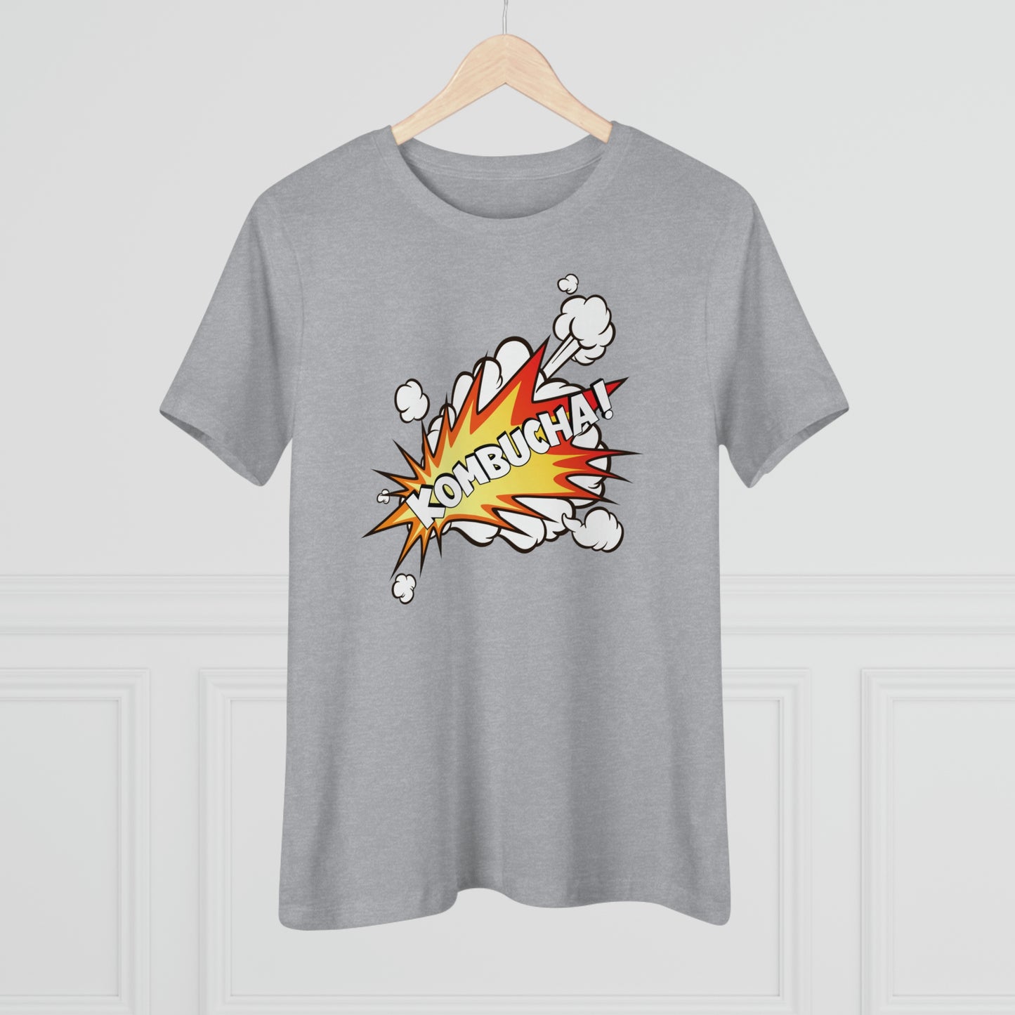 Foodie Pharmacology "Kombucha!" Women's Relaxed Fit Premium Tee