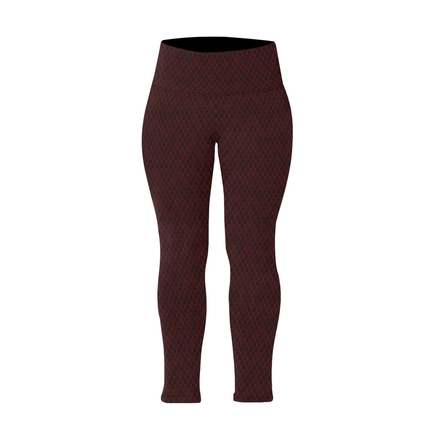 Spellcaster by Patti Negri Women's Curve Magick Yoga Leggings - "Secret Spell Dragon"