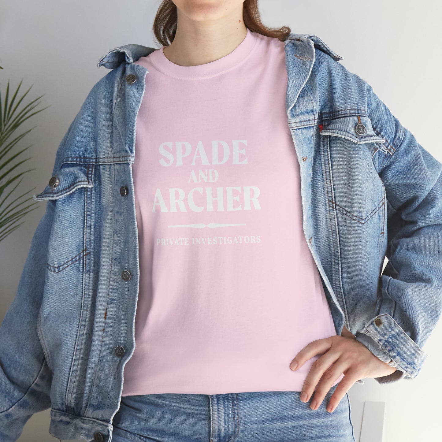 Spade And Archer Private Investigator T-Shirt Unisex Heavy Cotton Tee
