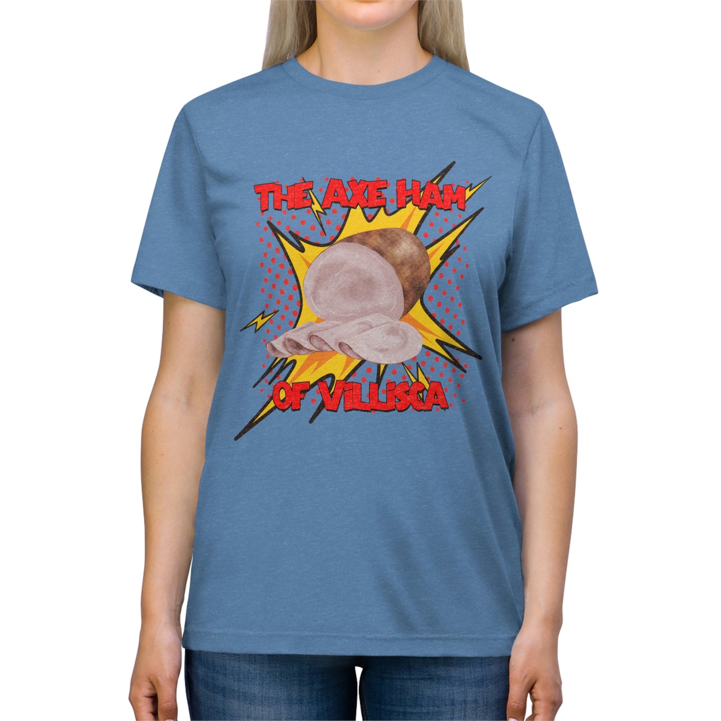 Scared & Alone "Villisca Axe Ham" Unisex Triblend Tee