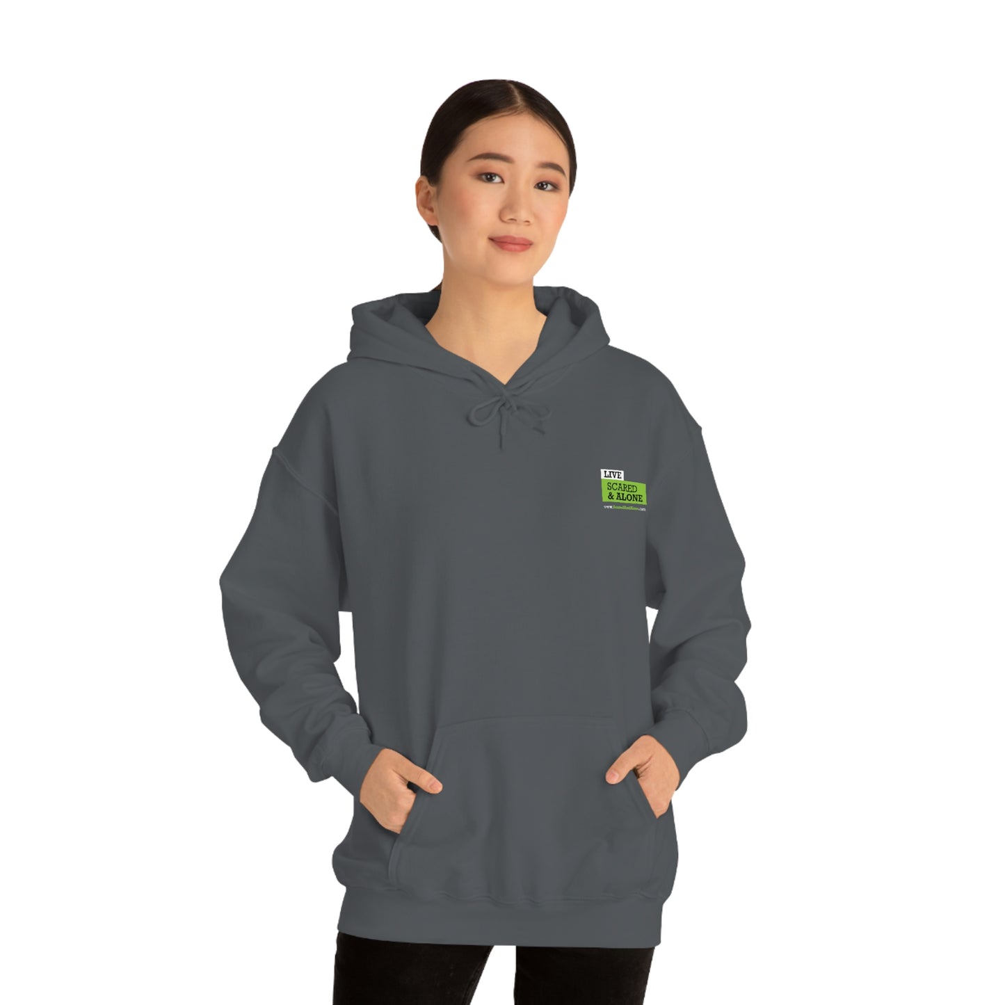 Scared & Alone "Ghost Bait" Unisex Heavy Blend™ Hooded Sweatshirt
