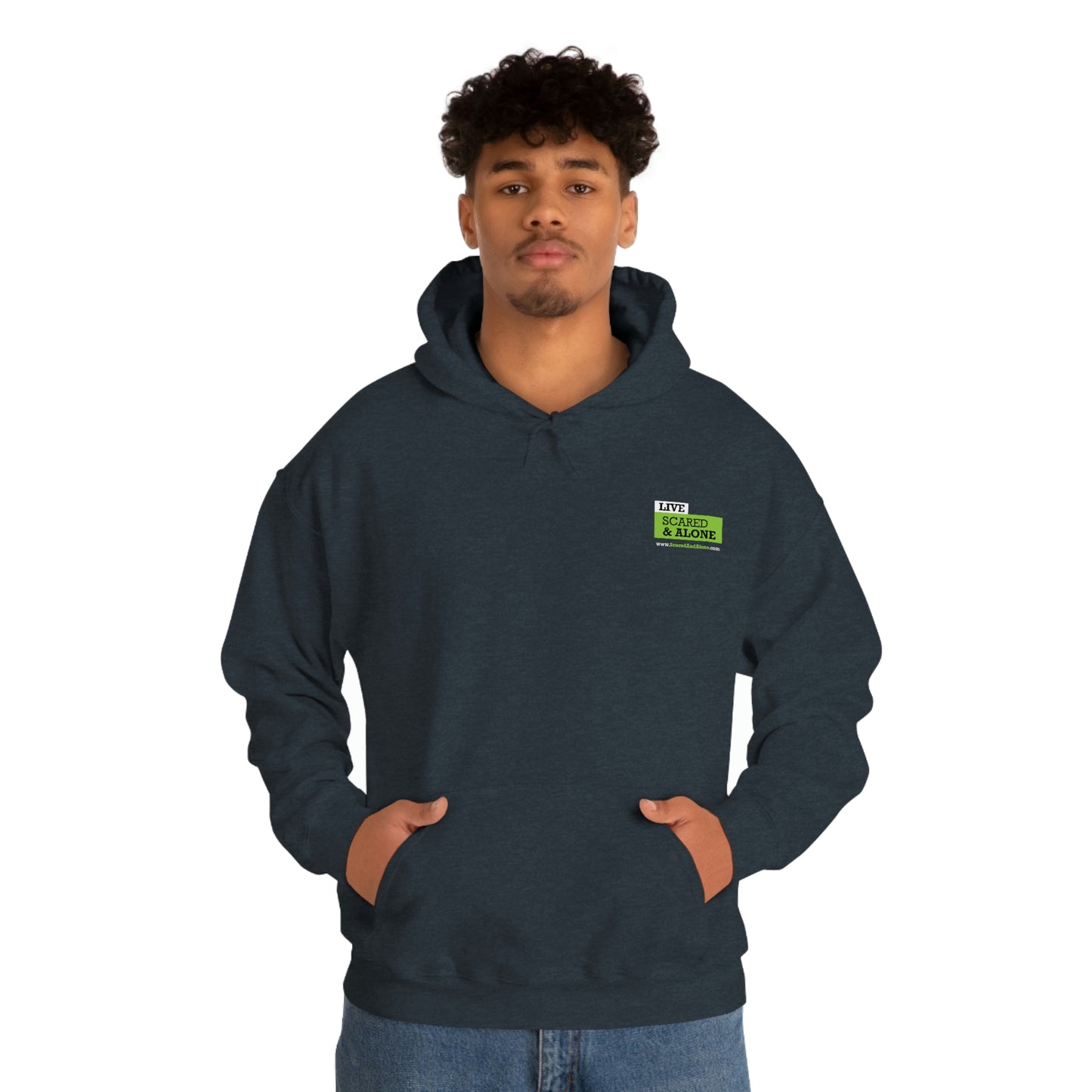 Scared & Alone "Ghost Bait" Unisex Heavy Blend™ Hooded Sweatshirt