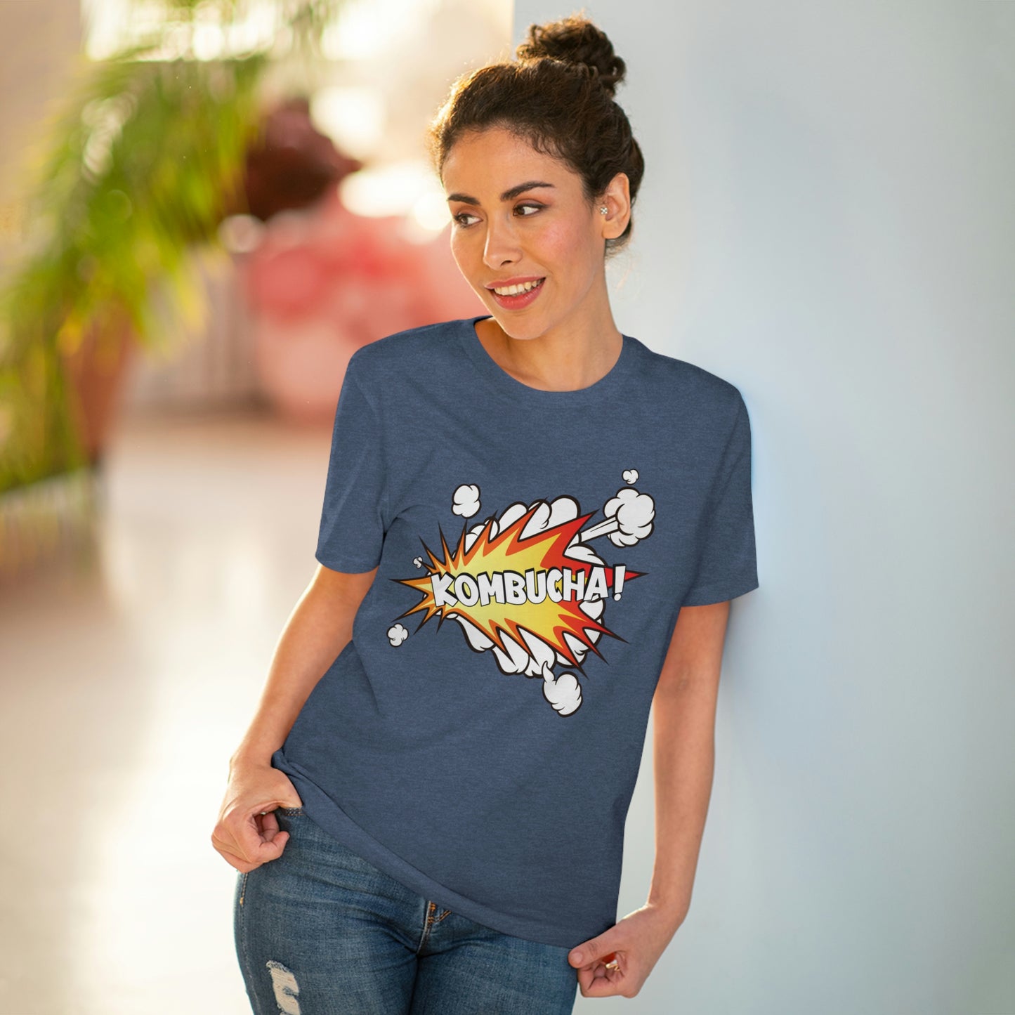 Foodie Pharmacology "Kombucha!" Organic Unisex T-shirt