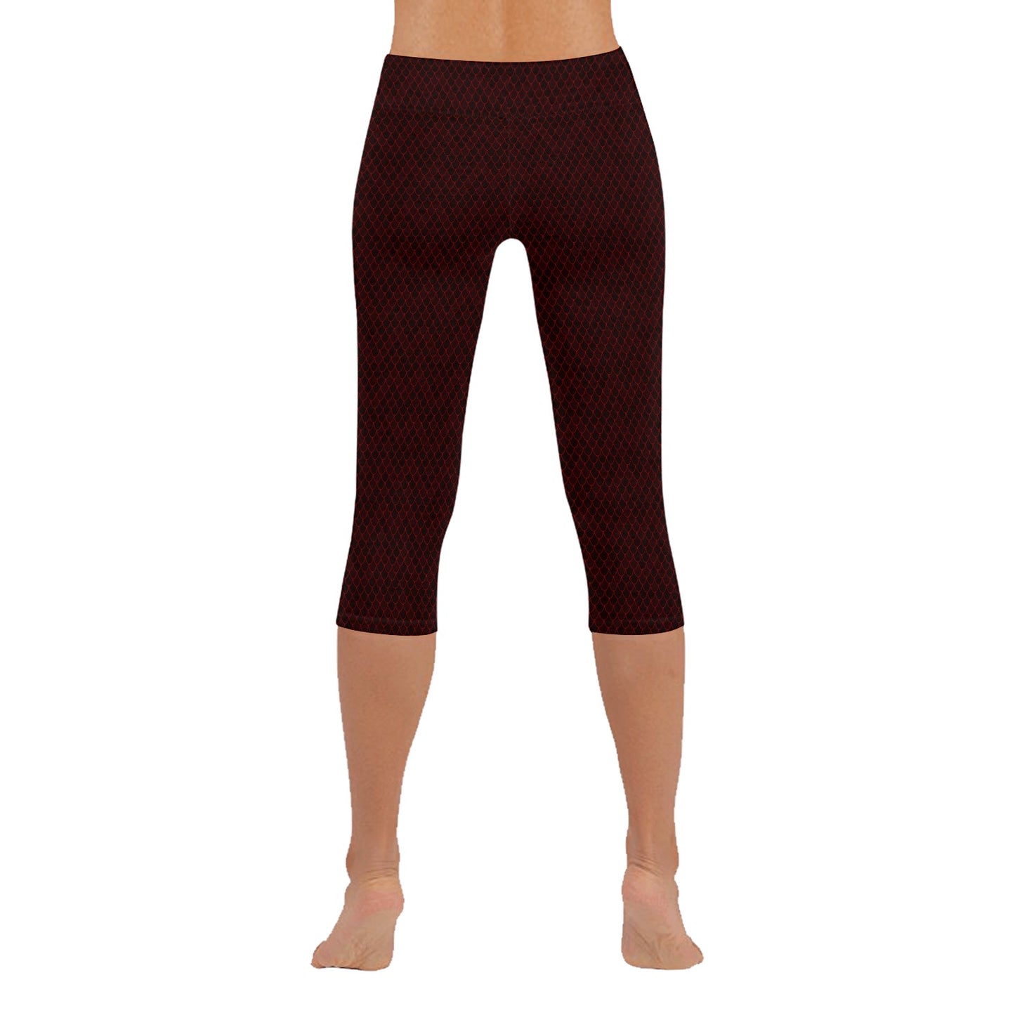 Spellcaster by Patti Negri Capri Leggings - "Secret Spell Dragon"