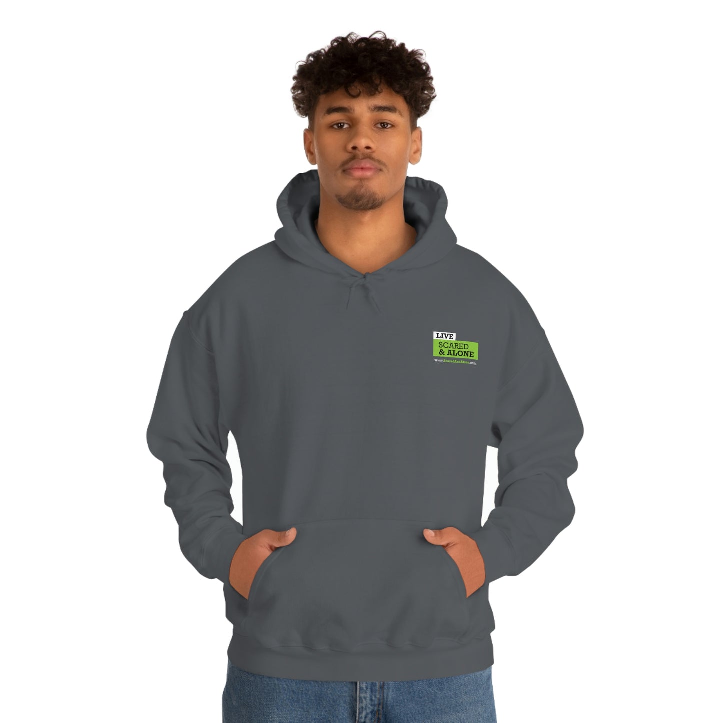 Scared & Alone "Ghost Bait" Unisex Heavy Blend™ Hooded Sweatshirt