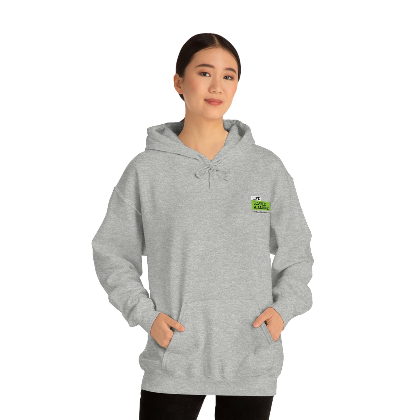 Scared & Alone "Ghost Bait" Unisex Heavy Blend™ Hooded Sweatshirt