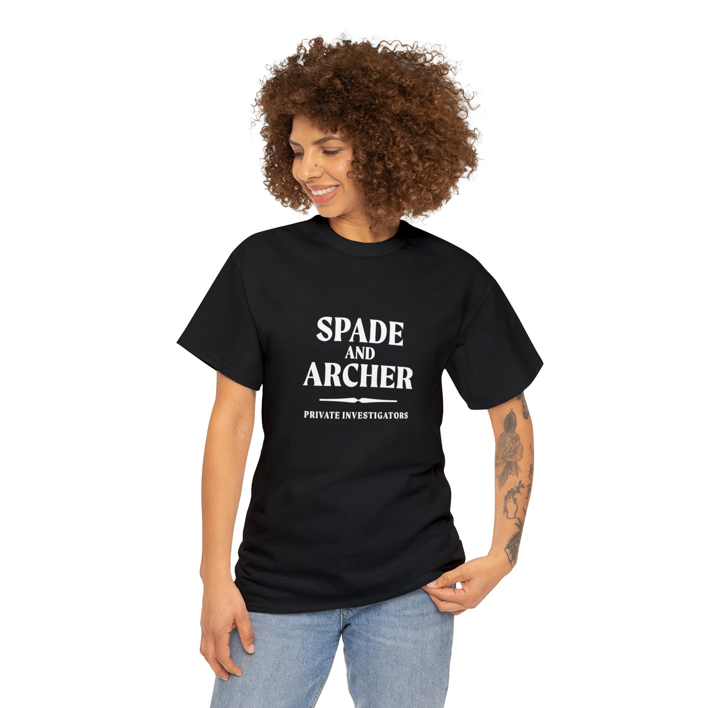 Spade And Archer Private Investigator T-Shirt Unisex Heavy Cotton Tee