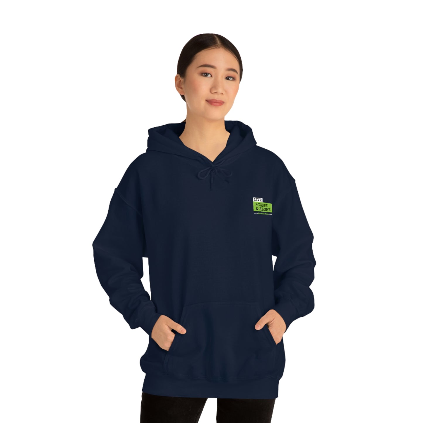 Scared & Alone "Ghost Bait" Unisex Heavy Blend™ Hooded Sweatshirt