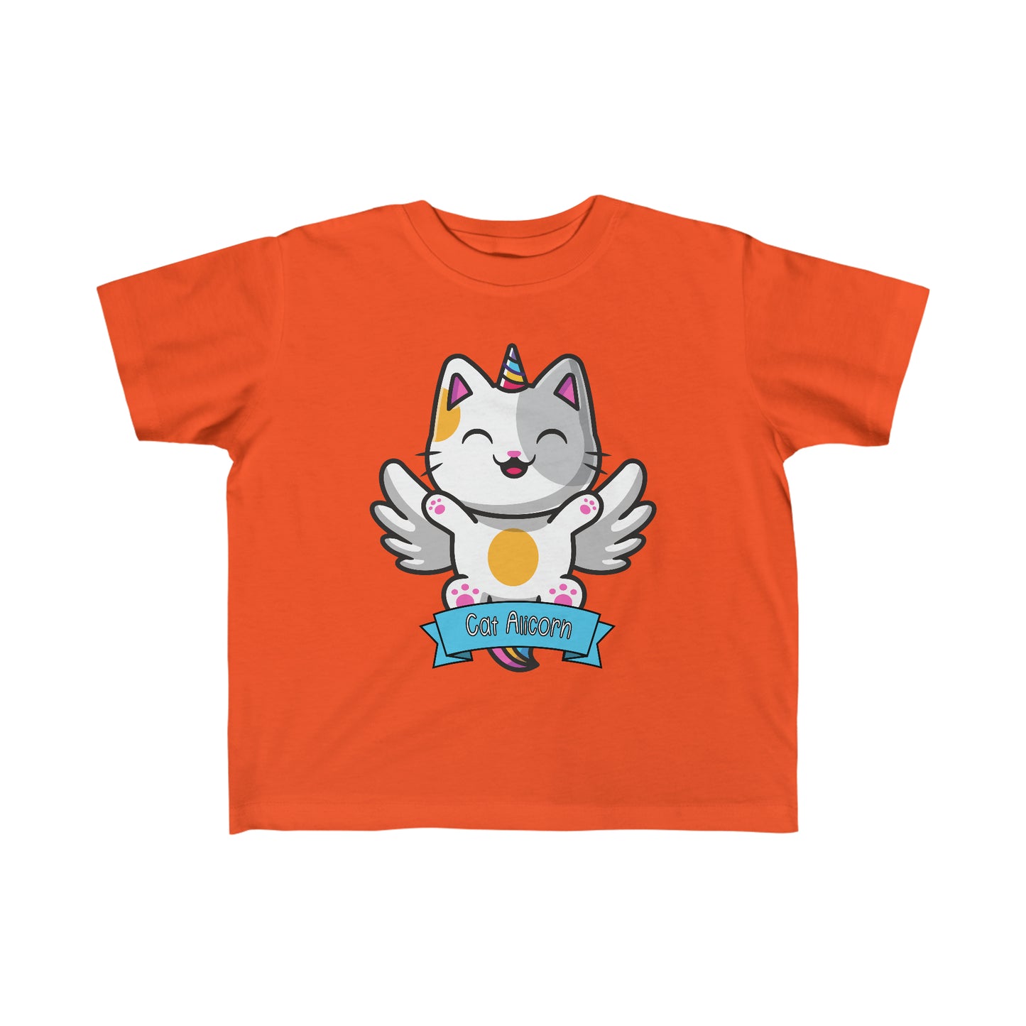 Spirit Cuties "Cat Alicorn" Toddler's Fine Jersey Tee