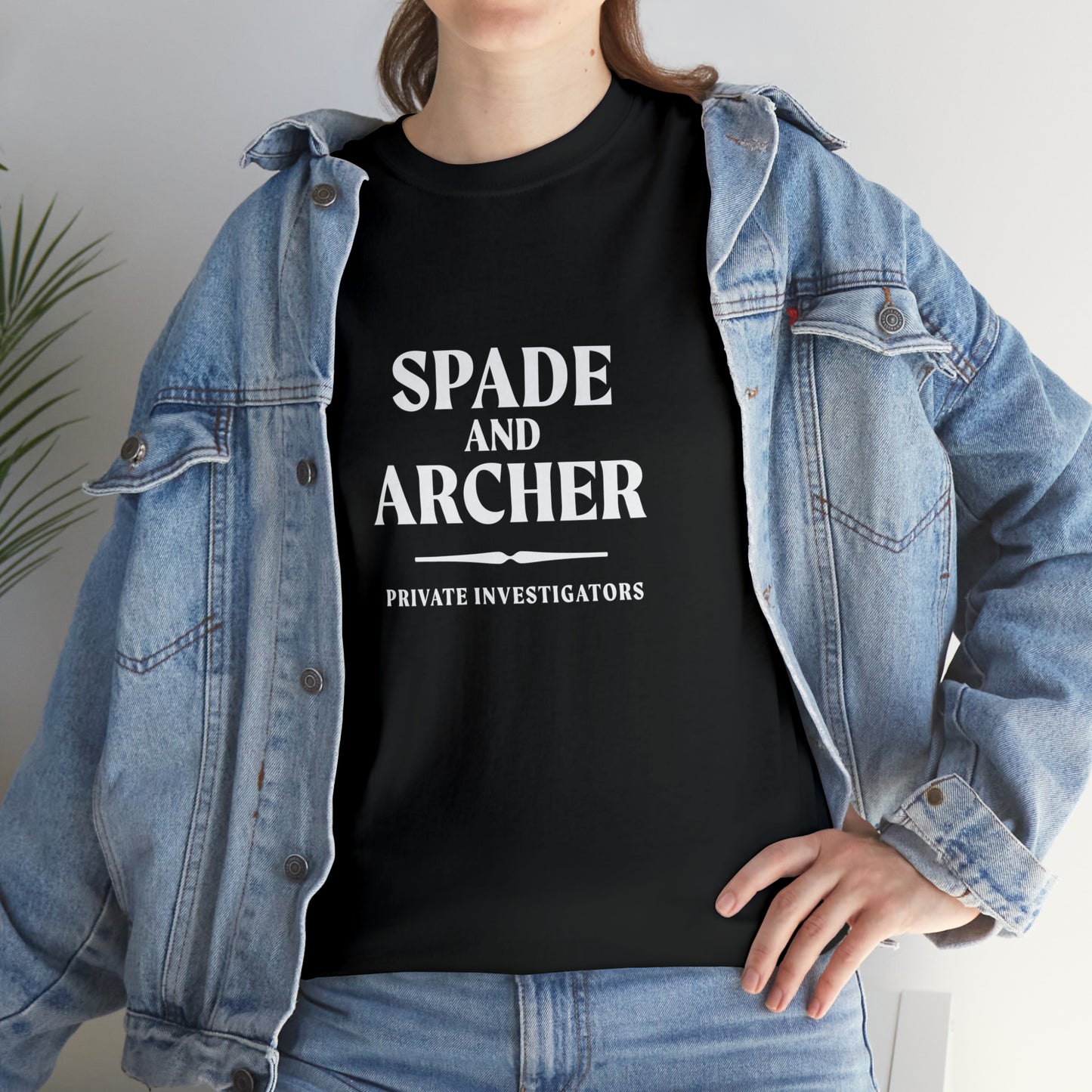 Spade And Archer Private Investigator T-Shirt Unisex Heavy Cotton Tee