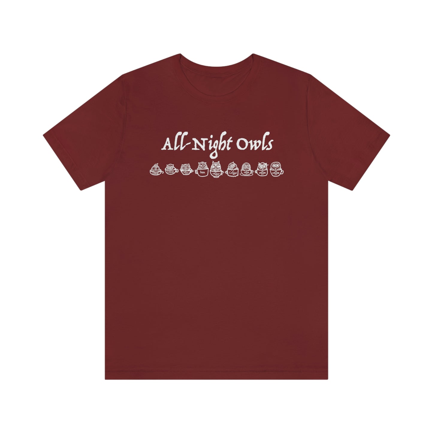 All-Night Owls Unisex Jersey Short Sleeve Tee