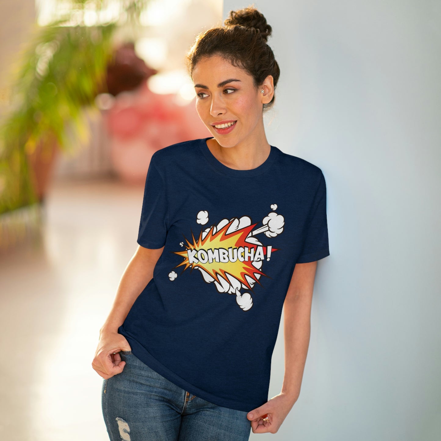 Foodie Pharmacology "Kombucha!" Organic Unisex T-shirt