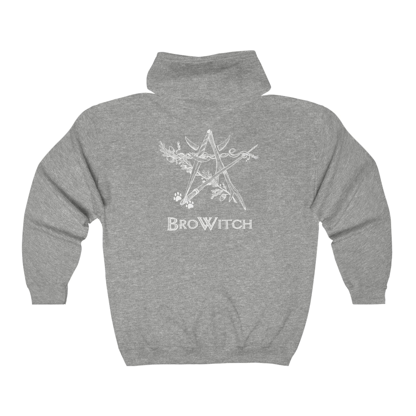 BroWitch Unisex Zip Hoodie