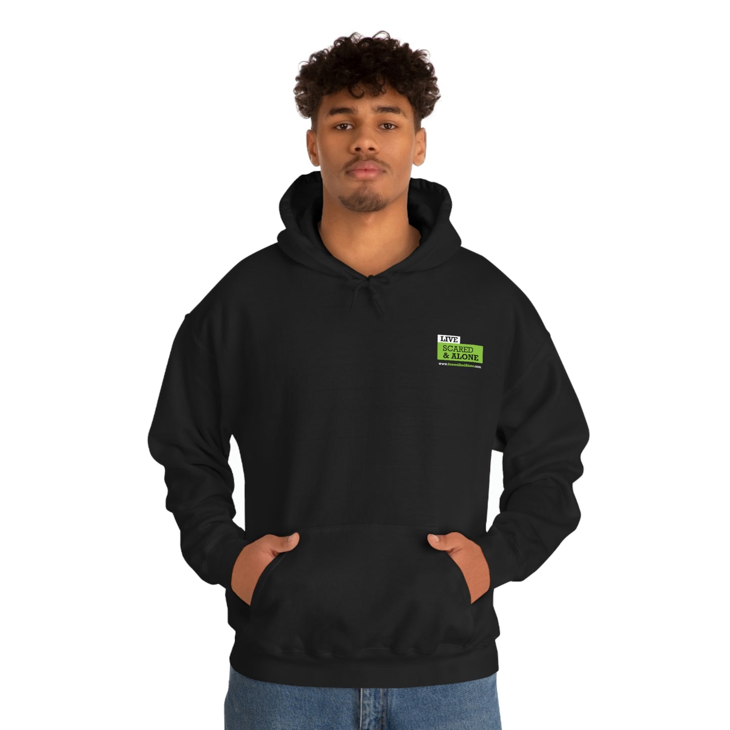 Scared & Alone "Ghost Bait" Unisex Heavy Blend™ Hooded Sweatshirt