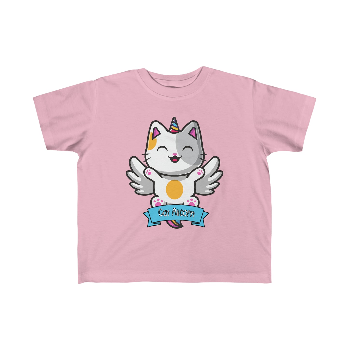 Spirit Cuties "Cat Alicorn" Toddler's Fine Jersey Tee