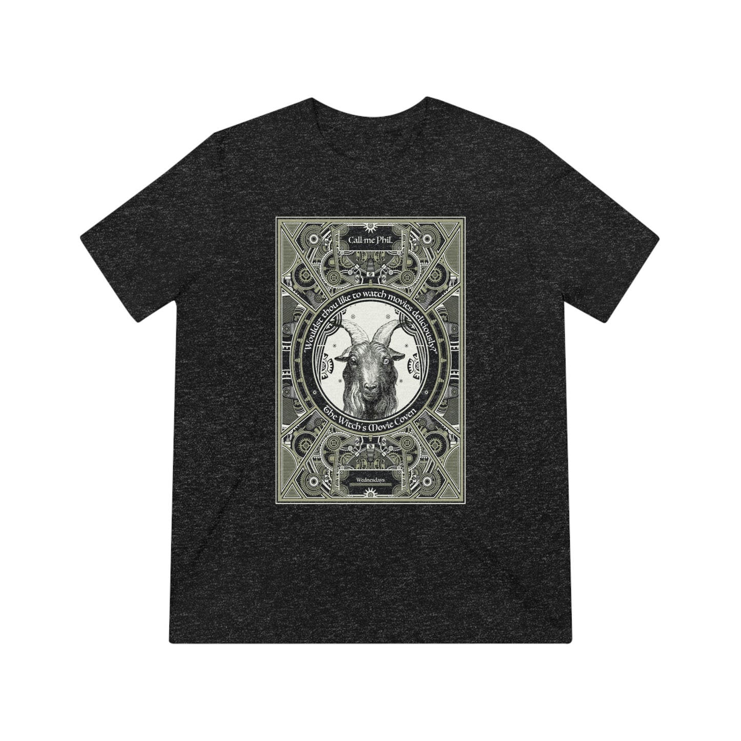 Witch's Movie Coven Black Phil Unisex Triblend Tee