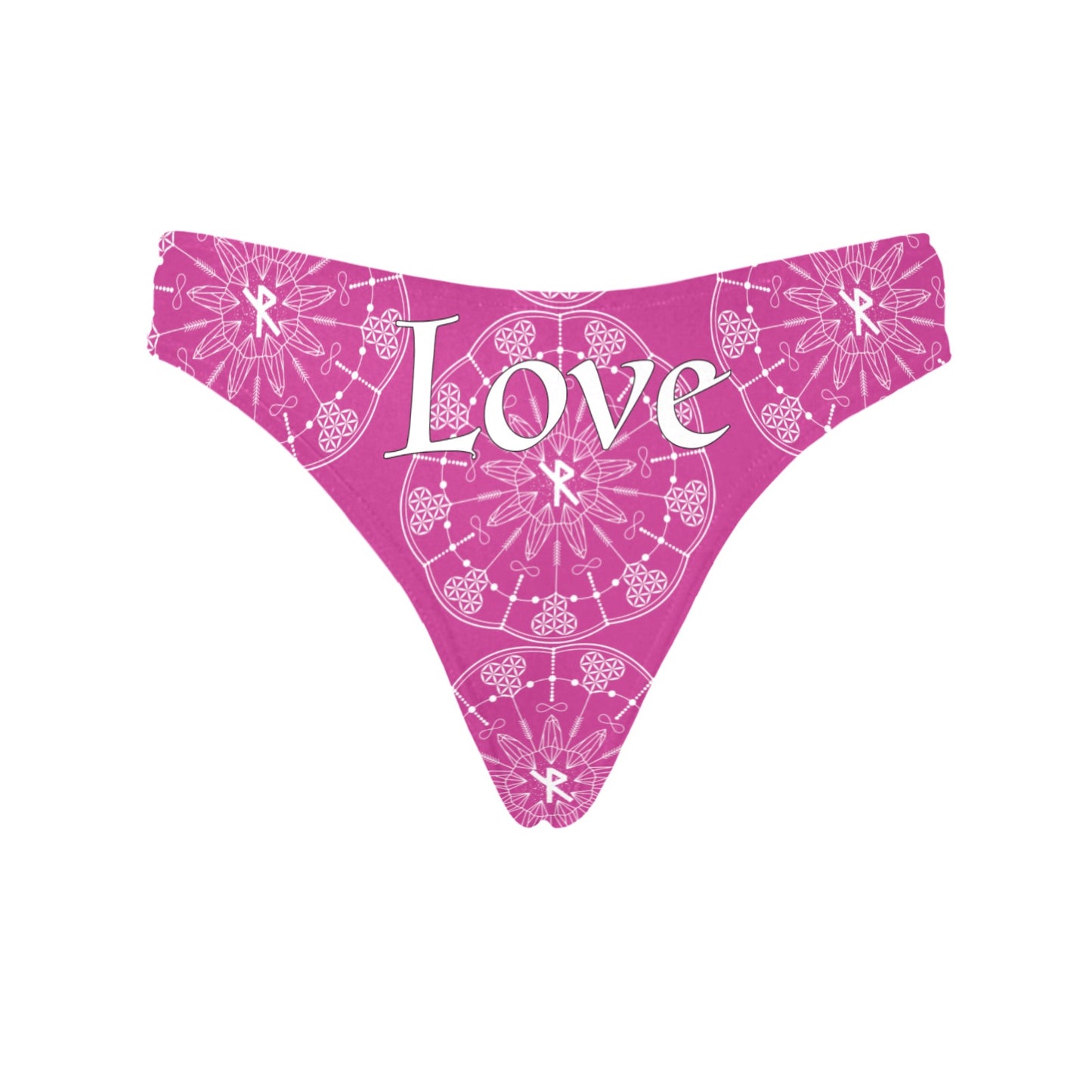 Patti's Power Panties - Women's Thong - "Love"