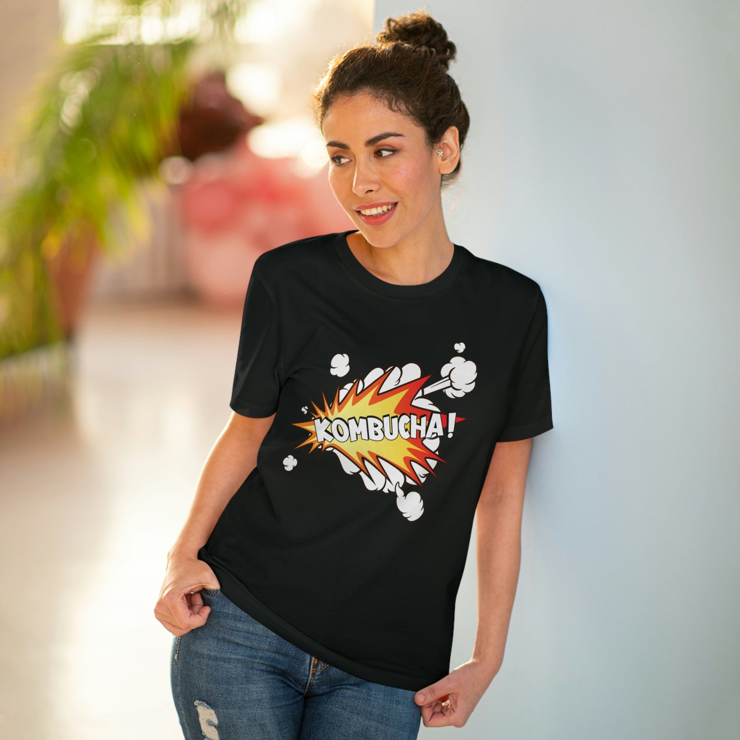 Foodie Pharmacology "Kombucha!" Organic Unisex T-shirt