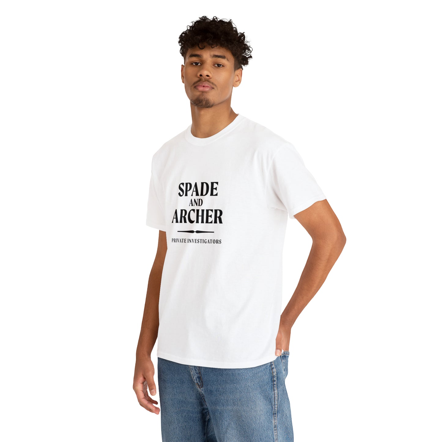 Spade And Archer Private Investigator T-Shirt Unisex Heavy Cotton Tee