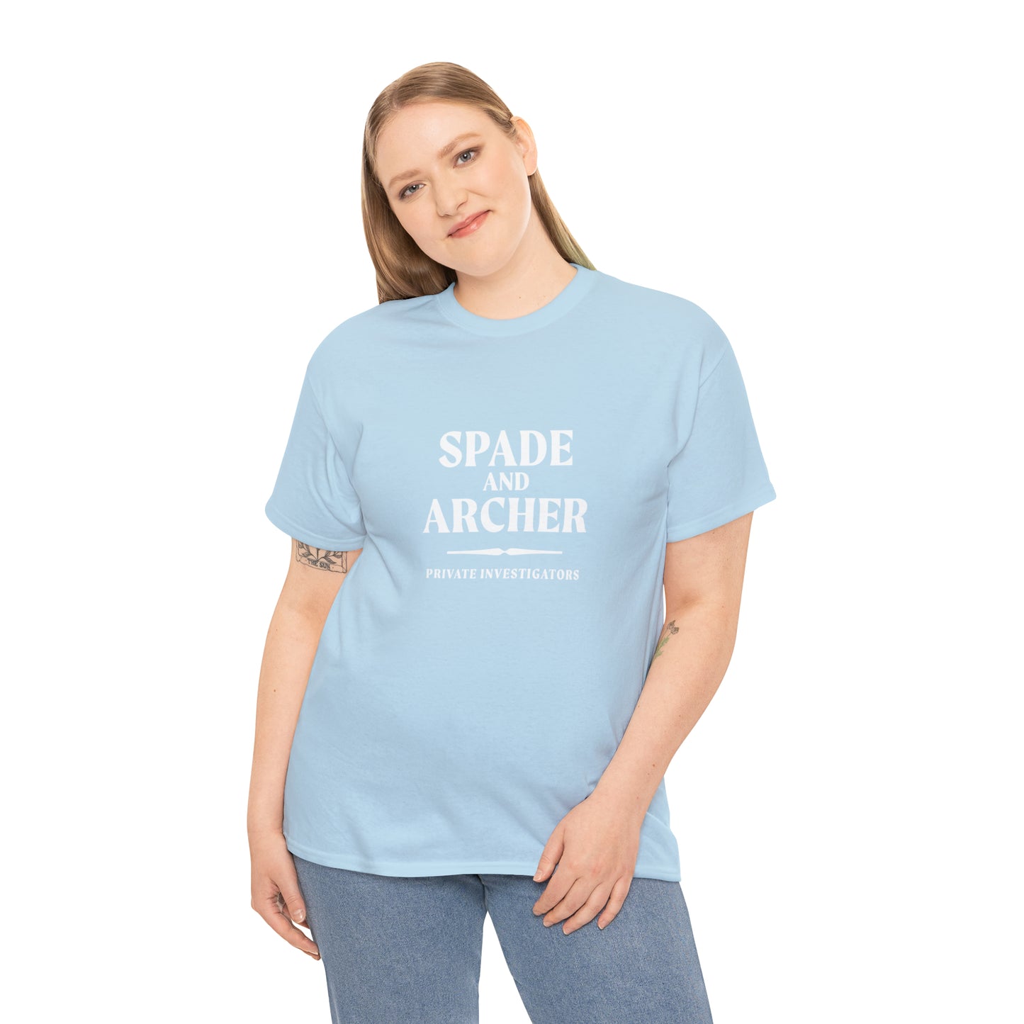 Spade And Archer Private Investigator T-Shirt Unisex Heavy Cotton Tee