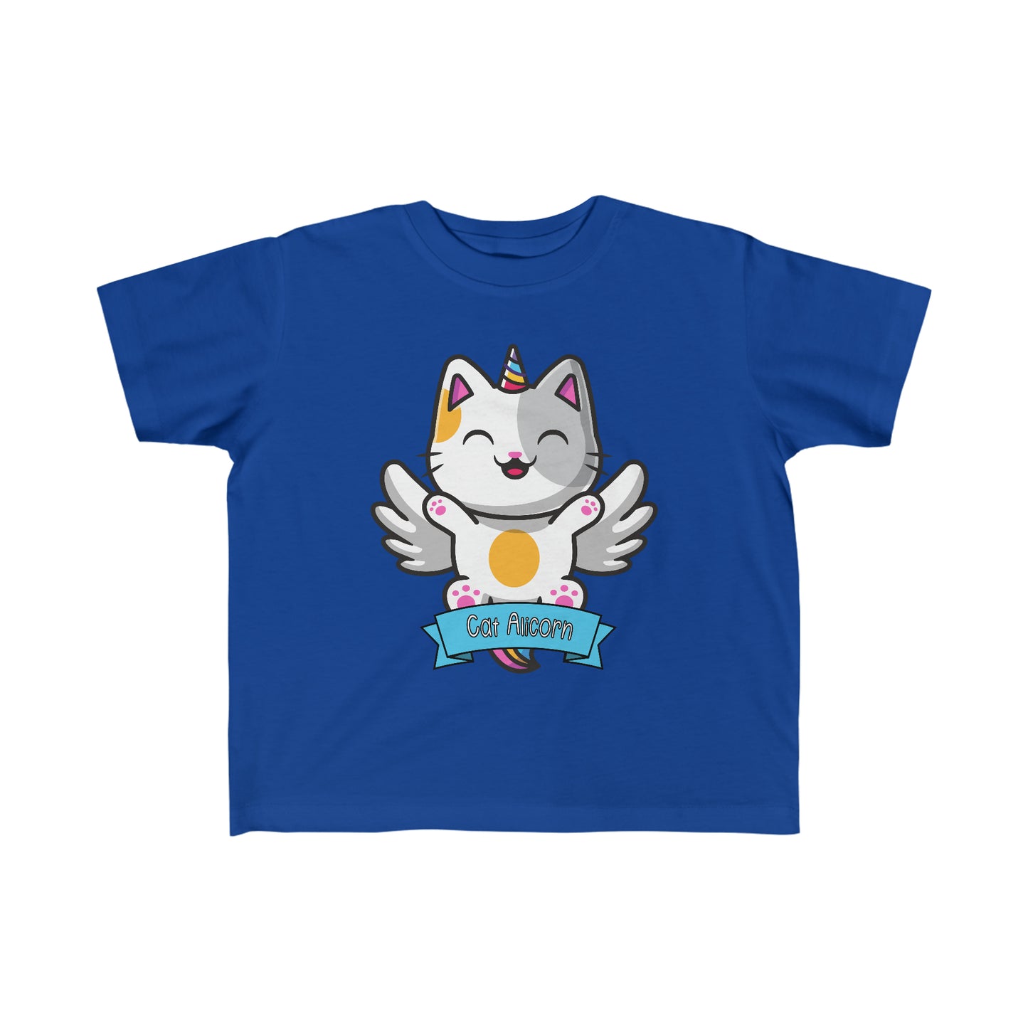 Spirit Cuties "Cat Alicorn" Toddler's Fine Jersey Tee