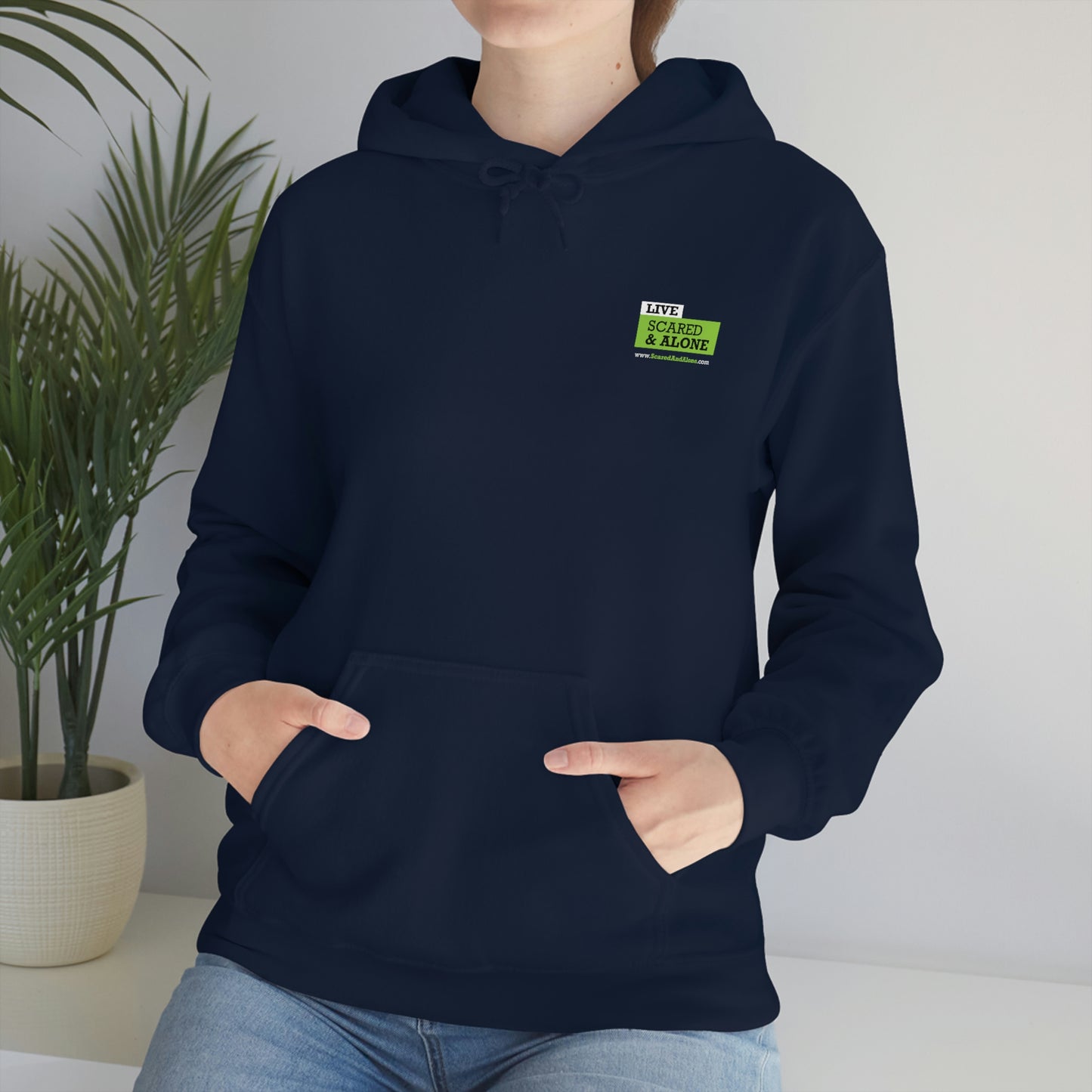 Scared & Alone "Ghost Bait" Unisex Heavy Blend™ Hooded Sweatshirt