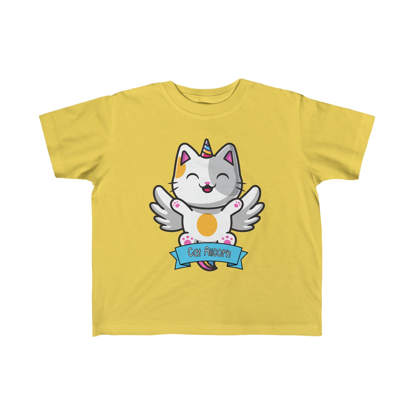 Spirit Cuties "Cat Alicorn" Toddler's Fine Jersey Tee