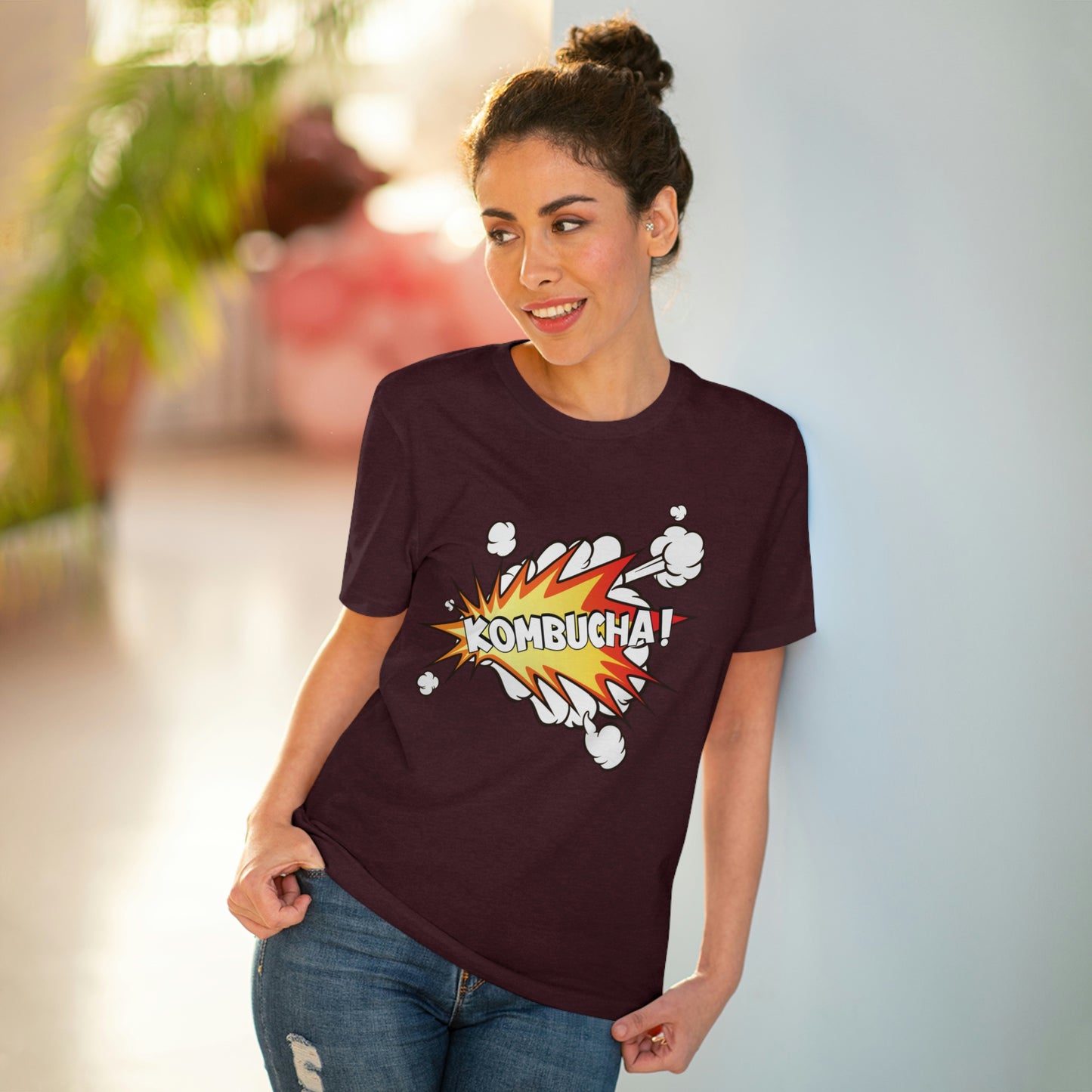 Foodie Pharmacology "Kombucha!" Organic Unisex T-shirt