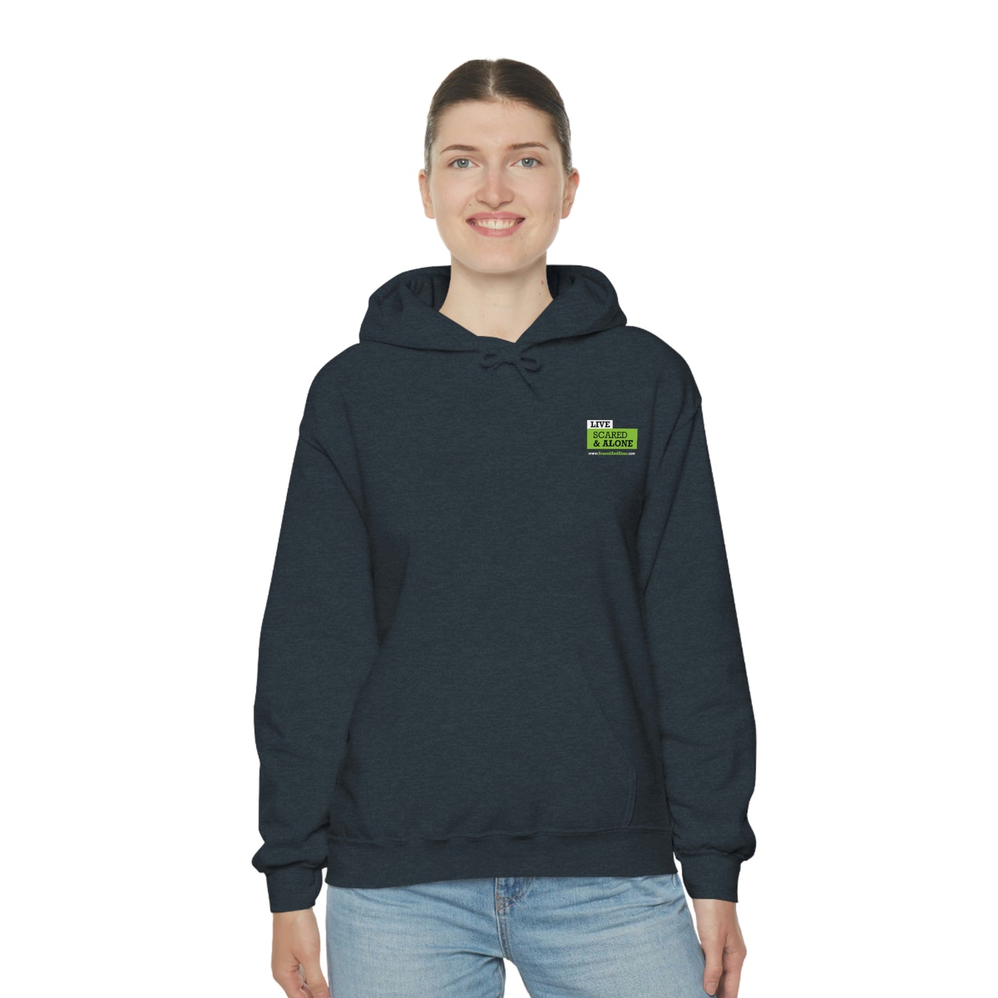 Scared & Alone "Ghost Bait" Unisex Heavy Blend™ Hooded Sweatshirt