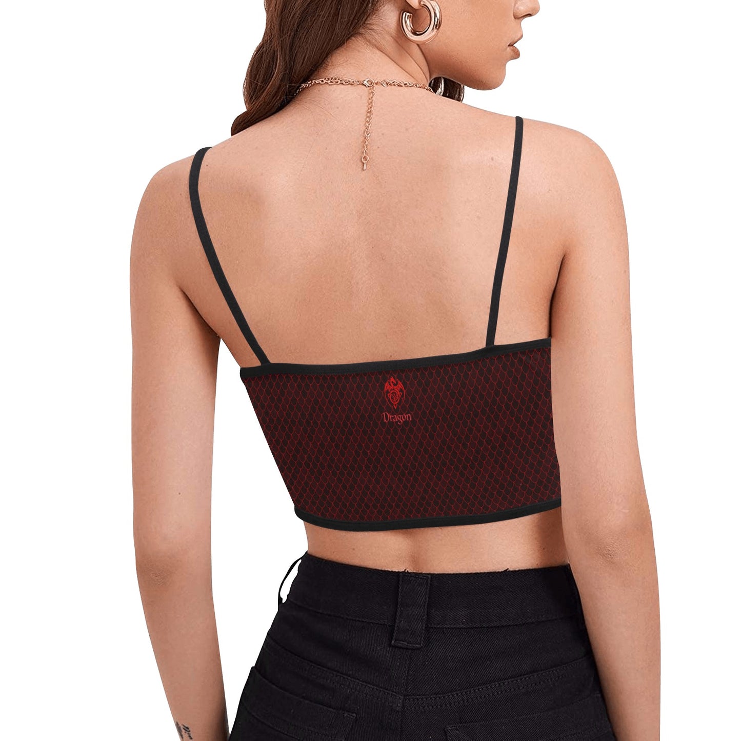 Spellcaster by Patti Negri Padded Cami Workout Top - "Secret Spell Dragon"