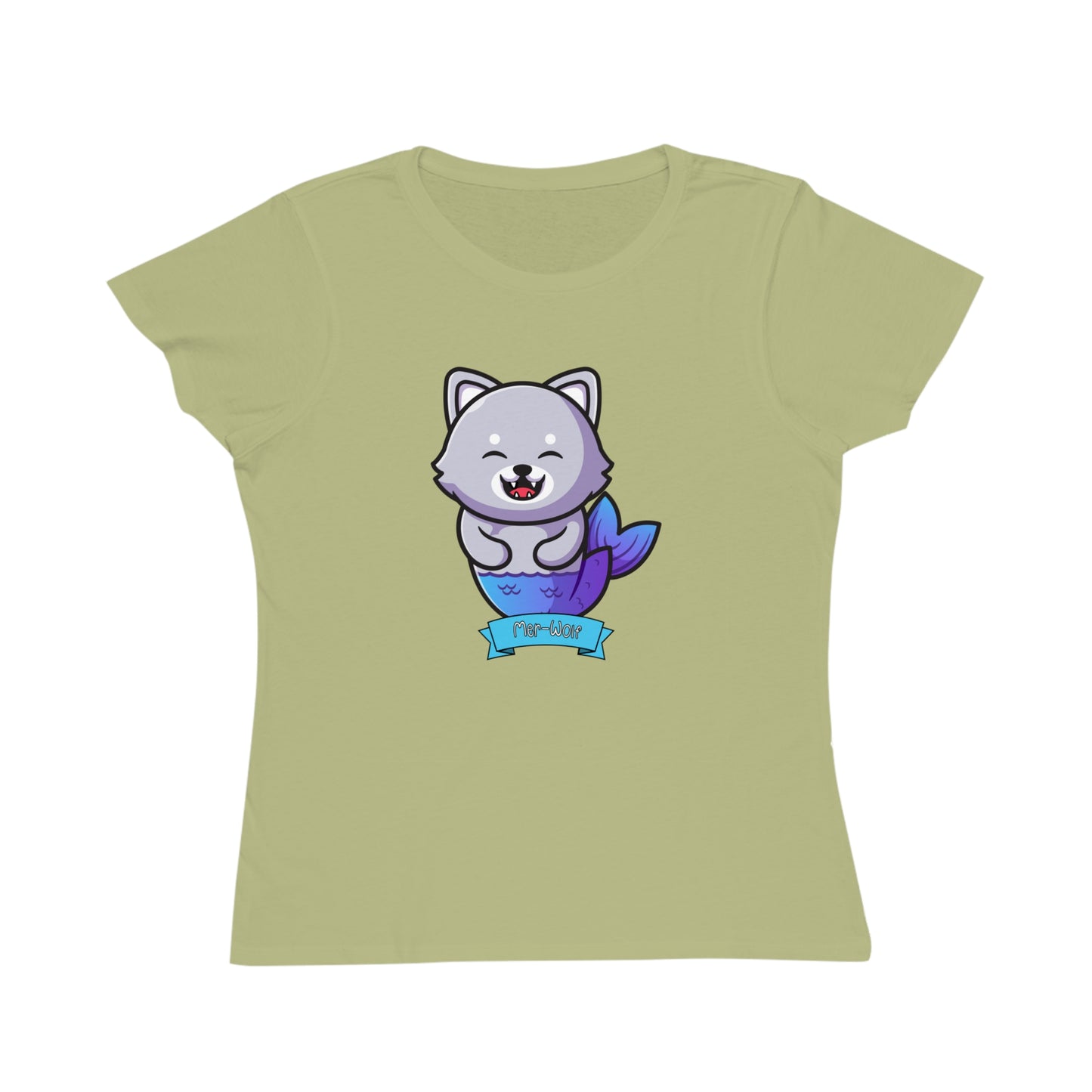 Spirit Cuties "Mer-Wolf" Organic Women's T-Shirt